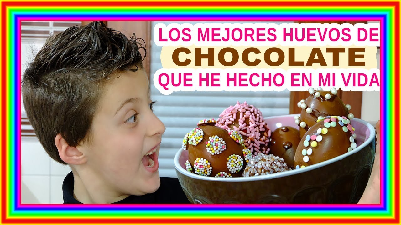 ???? Como decorar HUEVOS de chocolate FACIL para NIÑOS ????