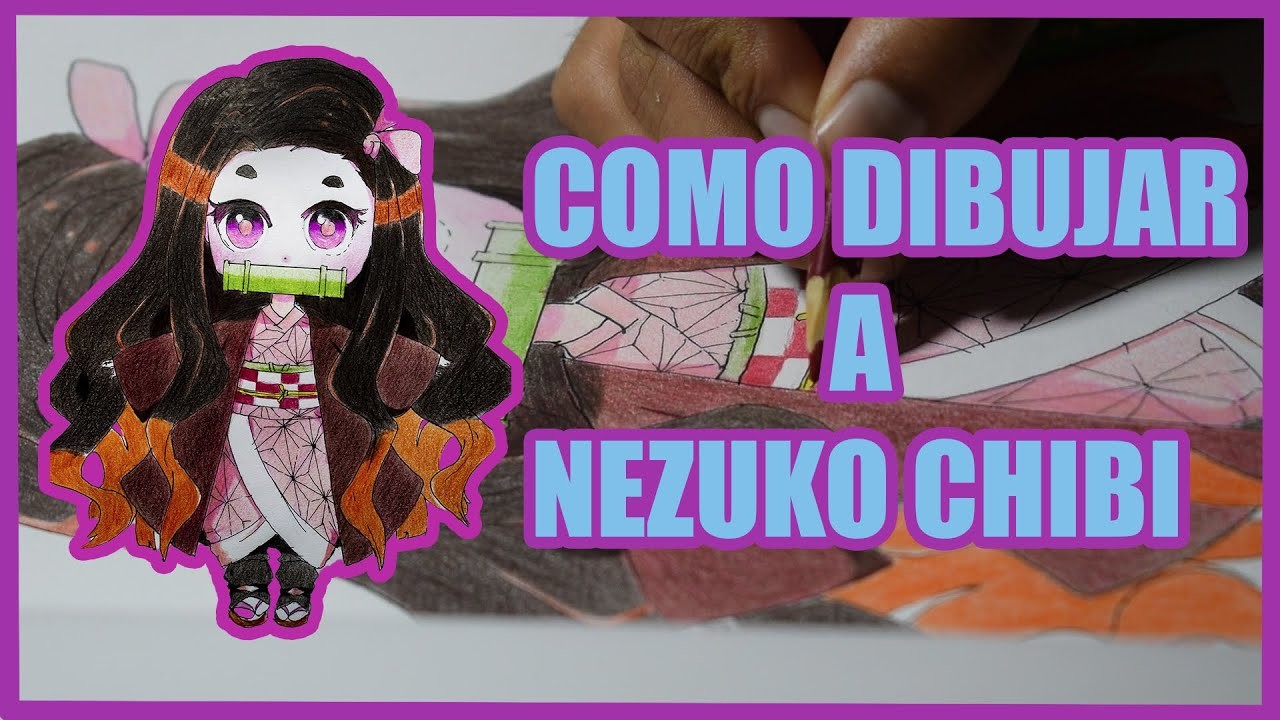 Como dibujar a NEZUKO  chibi de kimetsu no yaiba | how to draw NEZUKO  | kimetsu no yaiba