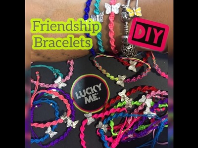 DIY pulsera mariposa macramé sencillo y torcidito hilo chino