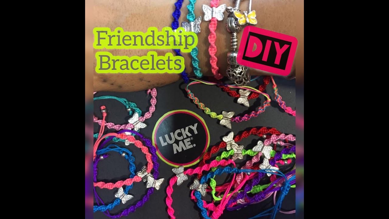 DIY pulsera mariposa macramé sencillo y torcidito hilo chino