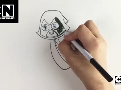 ¡Mantente creativo! | ¡Aprende a dibujar a Raven! | Cartoon Network
