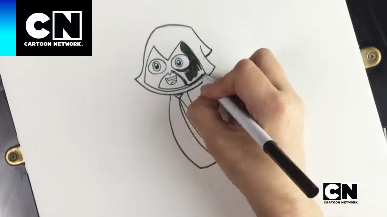 ¡Mantente creativo! | ¡Aprende a dibujar a Raven! | Cartoon Network