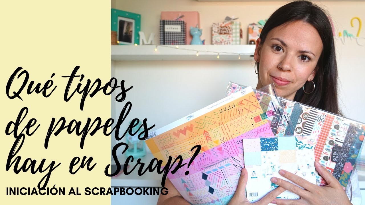 Iniciación al Scrap: PAPELES de SCRAPBOOKING