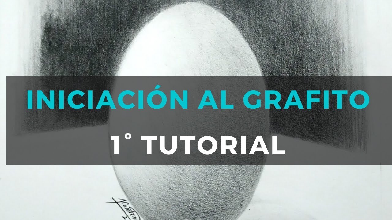 Tutorial Dibujo en lápiz Grafito para principiantes. Técnica, materiales y explicación paso a paso