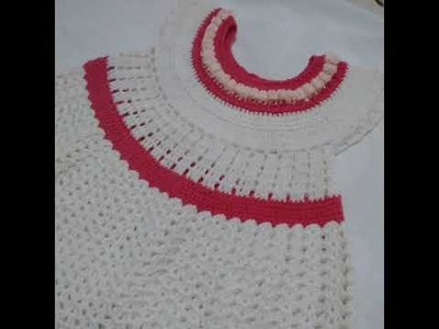 Vestido Infantil de croche