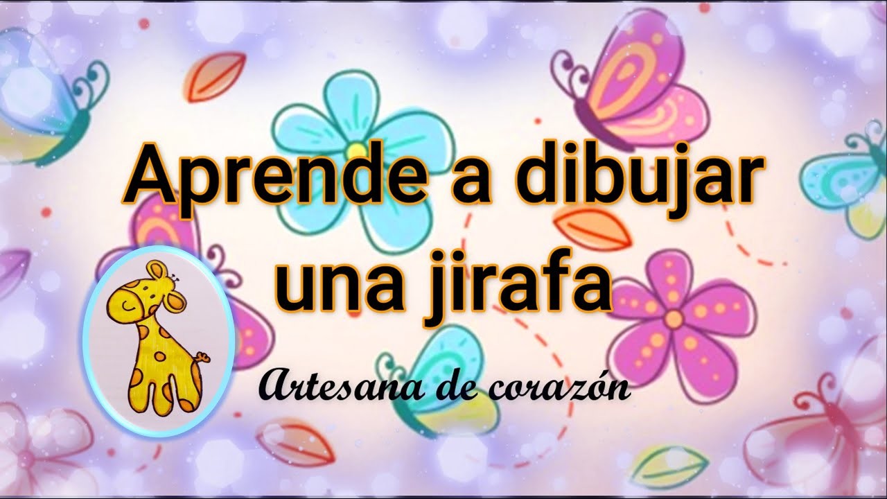 Aprende a dibujar una jirafa