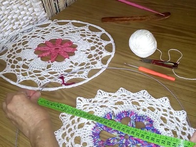 ❄️ Atrapasueños Blanco #15 ✂️ Parte 3 ✂️ Como Unir al Aro a Crochet con Puntilla o Borde a Ganchillo