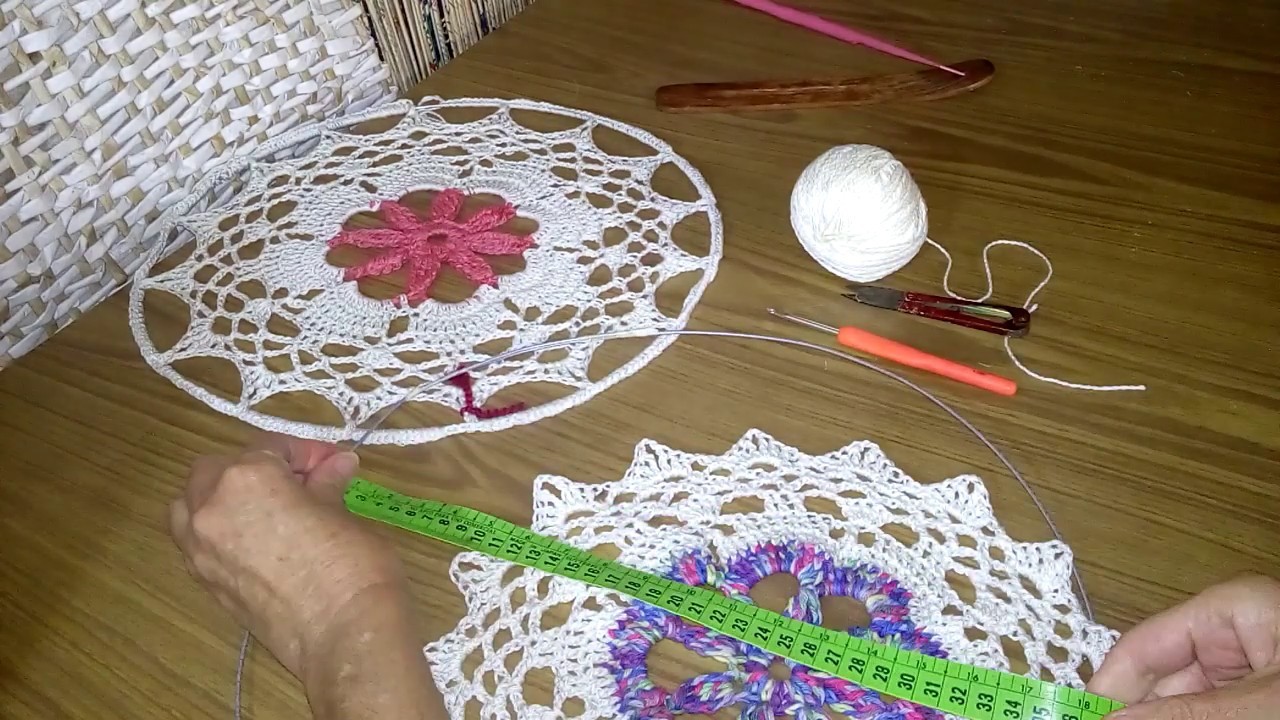 ❄️ Atrapasueños Blanco #15 ✂️ Parte 3 ✂️ Como Unir al Aro a Crochet con Puntilla o Borde a Ganchillo