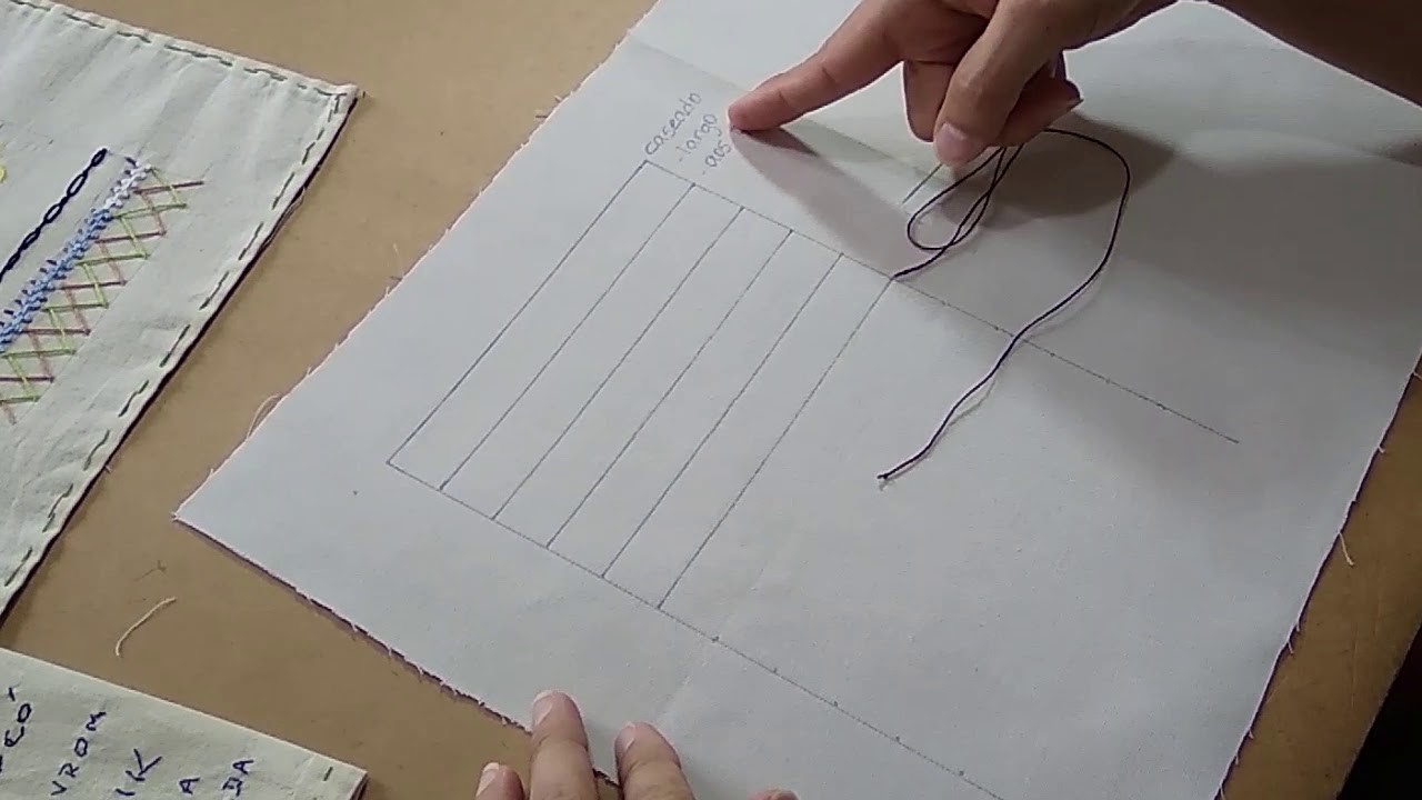 Bordado: Caderno de pontos