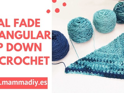 Chal Fade en Degradé en Crochet CLASE EN DIRECTO #YOMEQUEDOENCASA por Cecilia Losada