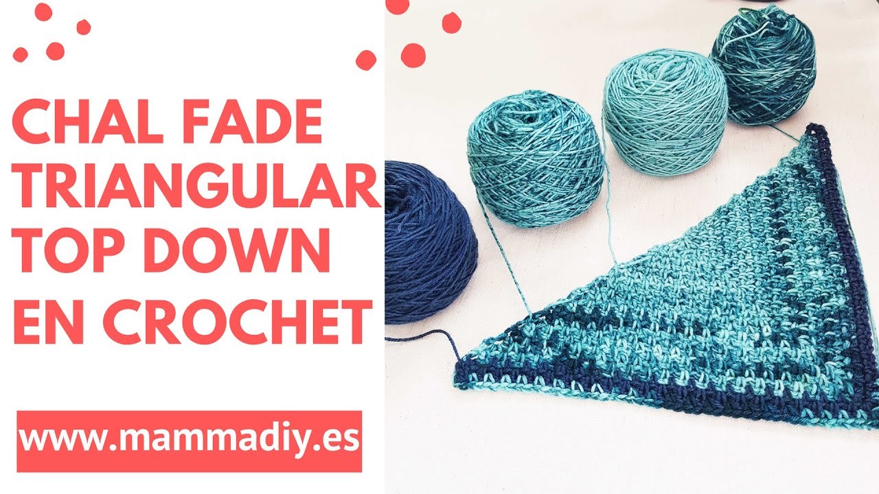 Chal Fade en Degradé en Crochet CLASE EN DIRECTO #YOMEQUEDOENCASA por Cecilia Losada