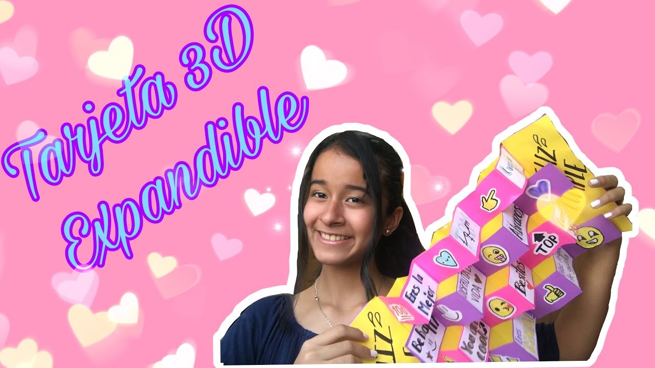 Cómo hacer una Tarjeta 3D EXPANDIBLE *tutorial.Tarjetas chidas.Alemaite 05
