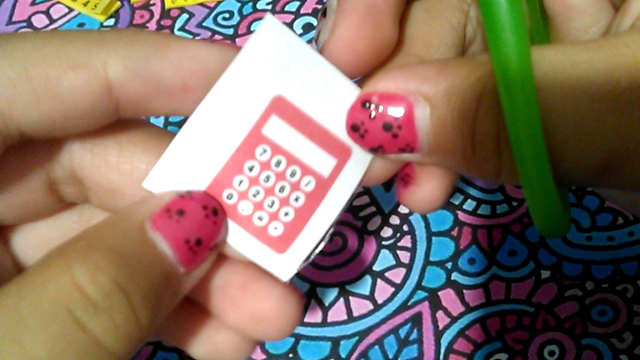 Como hacer útiles escolares para barbie