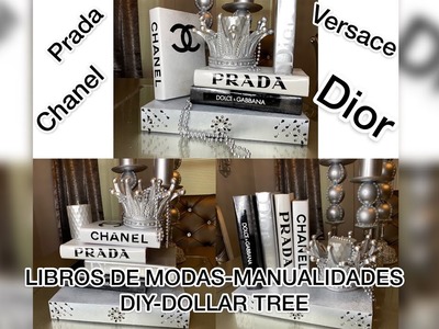 DIY-DOLLAR TREE Libros de moda-manualidades-fashion books-