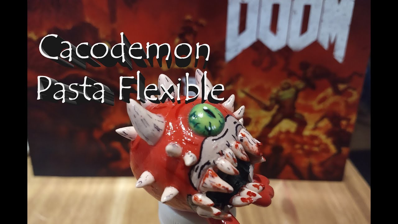 DIY DOOM Cacodemon Pasta Flexible.Francesa