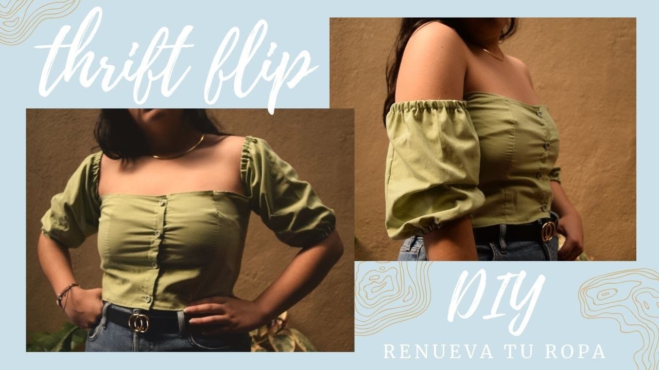 DIY TRANSFORMA TU ROPA VIEJA *thrift flip*