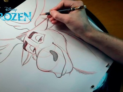 ¡Así se dibuja a nuestro querido Sven! #Frozen2