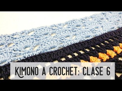 Kimono a Crochet. Ultimo Punto! Clase 6. #crochetycalma