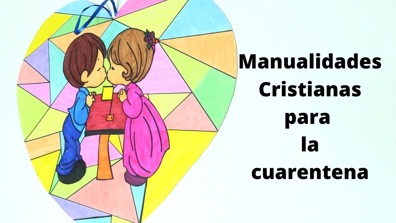 Manualidades Cristianas para niños. para la cuarentena.El matrimonio