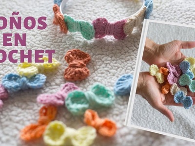 Moños en Crochet