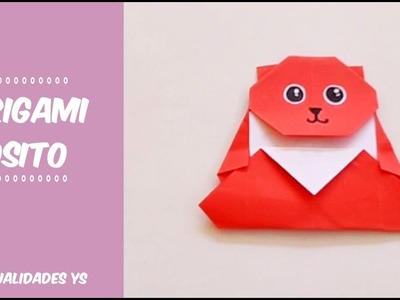 ORIGAMI ????oso???? fácil y rápido papiroflexia  ( bear ????easy and fast )