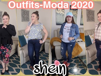 Shein-Nuevos diseños -Outfits try-on haul.Ropa bonita para esta primavera.