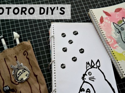 Útiles Escolares de Totoro. DIY Studio Ghibli | Ame Mayén