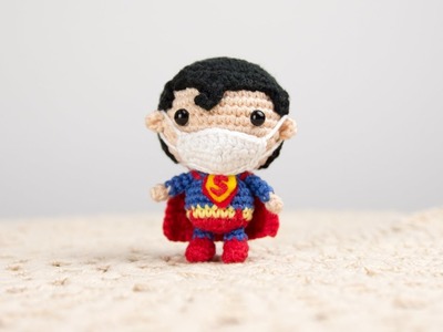 Amigurumi | como hacer a Superman en crochet | Bibi Crochet