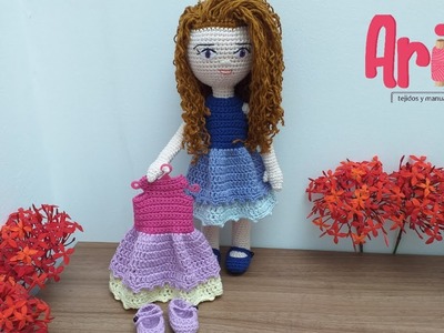 Amigurumi doll【Luana】 -  paso a paso (a crochet)