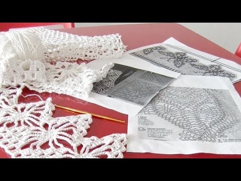 Aprende una Cenefa A Crochet Segunda parte