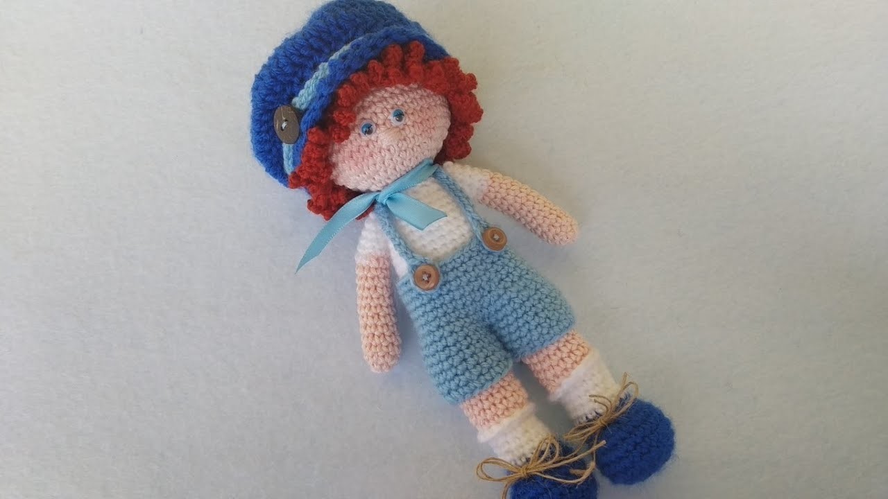 Bambola Amigurumi Uncinetto Tutorial ???? Muñeca Crochet Amigurumi ???? Boy Doll Crochet Amigurumi