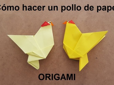 Cómo hacer una GALLINA ???? de papel ???? FÁCIL ✅ | Origami FÁCIL Paso a Paso