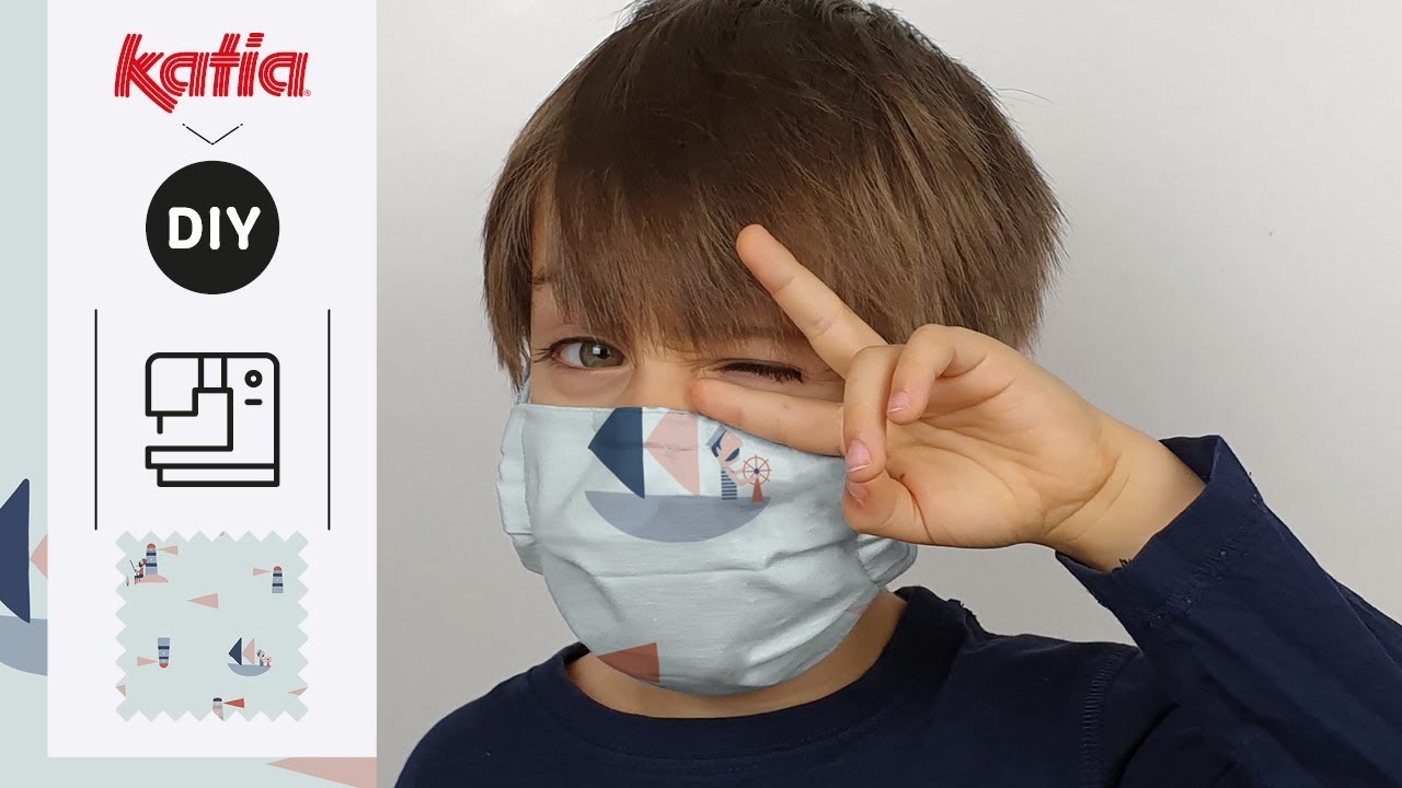 DIY COSTURA ✂ : Cómo realizar una mascarilla infantil con filtro