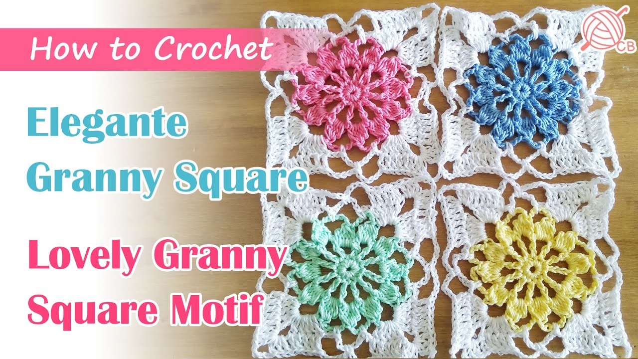 [ENG Sub] Home 2020- Elegante Granny Square - Lovely Placemat - Lovely Granny Motif Placemat.