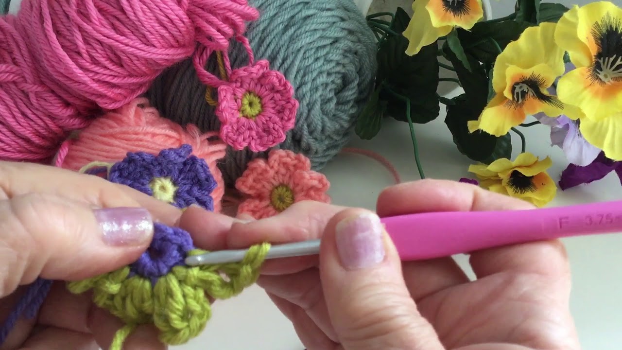 Flores Fáciles #13 en Crochet (Easy Florwers)