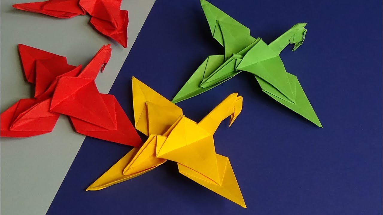 Origami Ara Parrot  -  How to make a paper Parrot