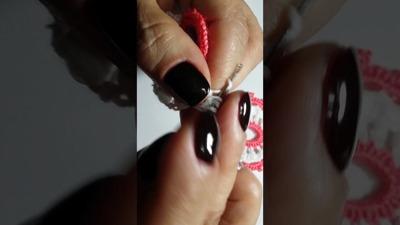 Parte 1: Aretes corazon en tejido crochet. Mi primer video.