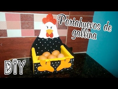 ????Portahuevos de Gallina????- Ideas y Manualidades????✂ (Nicole Navarrete????)