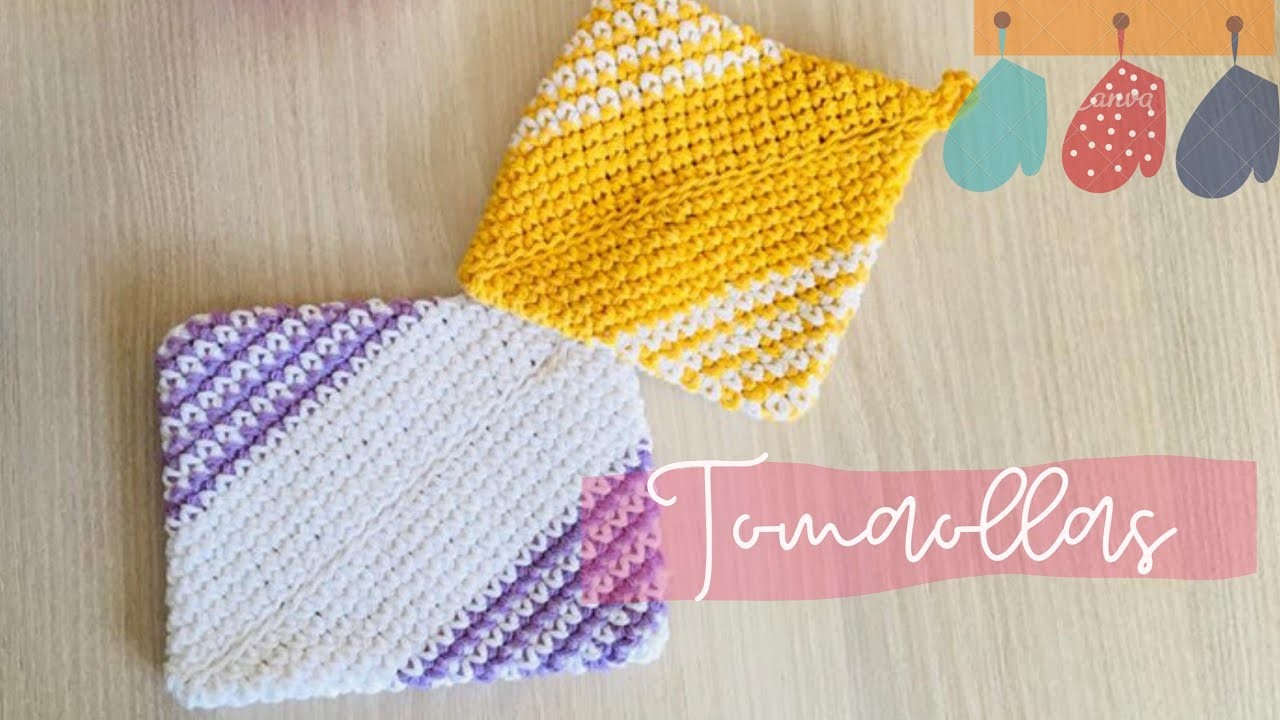 Toma ollas fácil a crochet paso a paso tutorial