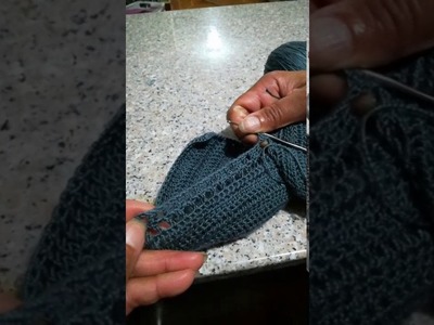 Top Tejido A Crochet (Lana Perle) Parte 2