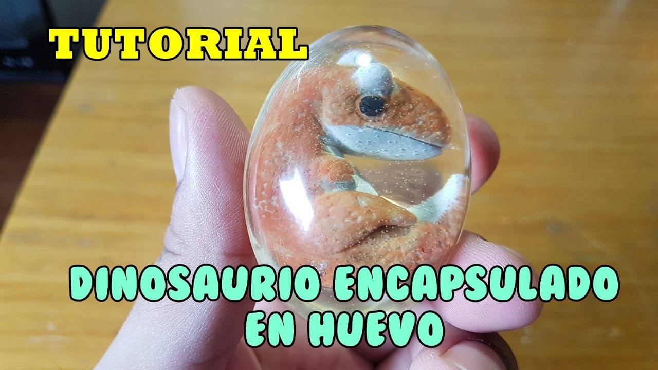 Turorial dinosaurio encapsulado en huevo