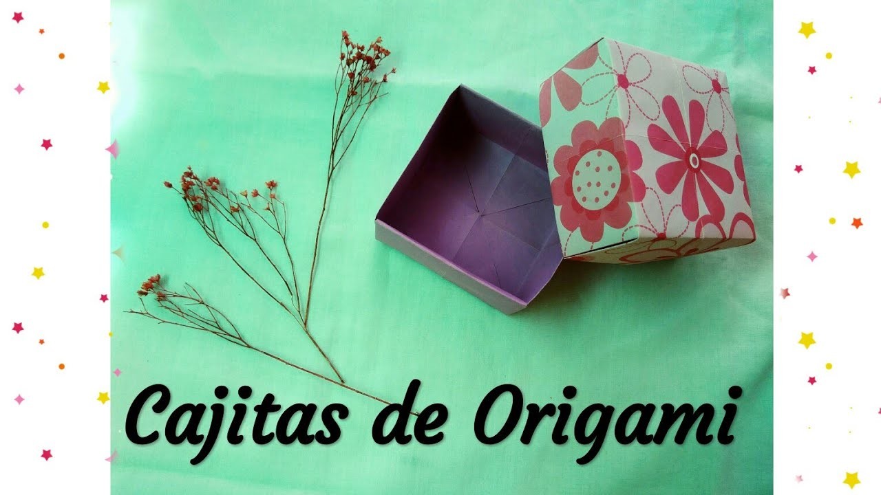 Cajitas de Papel. Origami #diy #scrapbook #origami