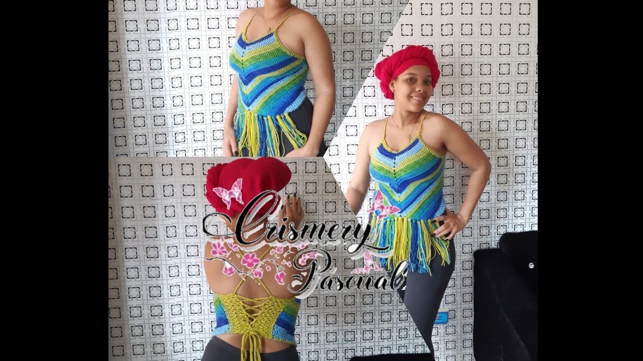 Cómo hacer blusa, crop top a crochet fácil y rápido, 2020 paso a paso. ????