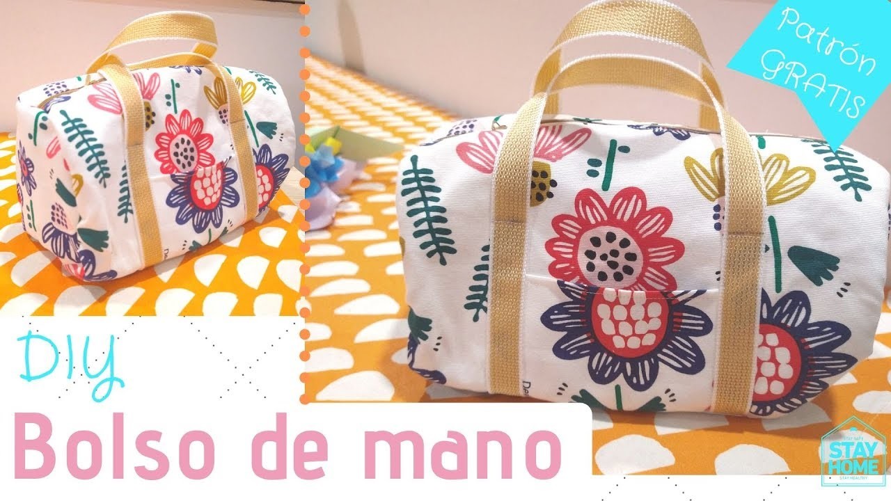 Cómo hacer un bolso de mano con patrones gratis ! | DIY Tutorial de COSTURA