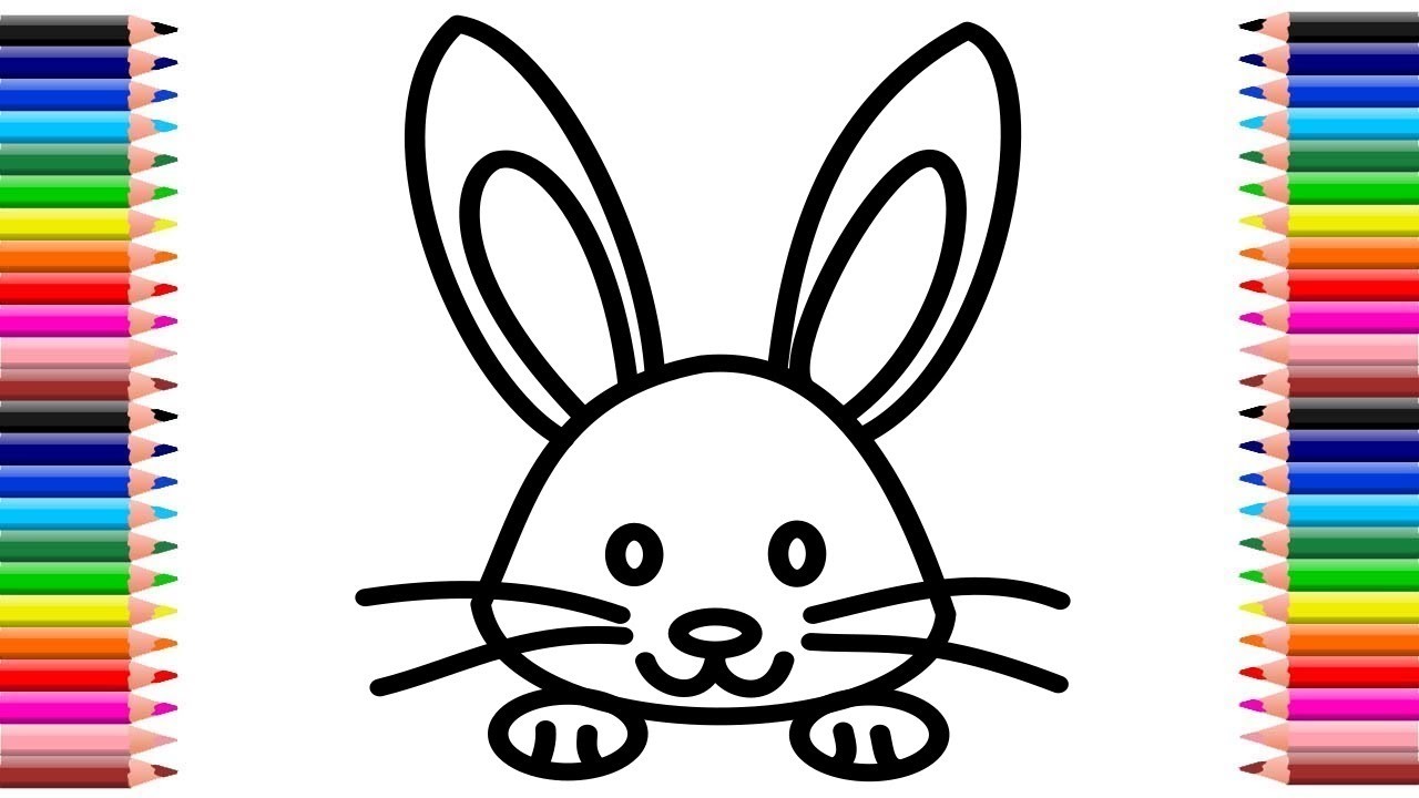 Cómo se dibuja un conejo tierno | conejo dibujo facil