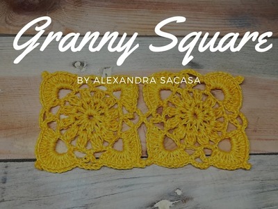 Cuadrito tejido para colchas, blusas y más pattern tutorial paso a paso by Alexandra Sacasa