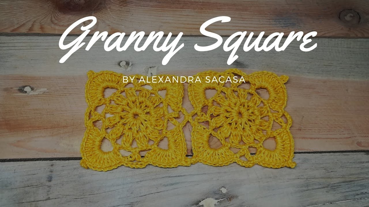 Cuadrito tejido para colchas, blusas y más pattern tutorial paso a paso by Alexandra Sacasa