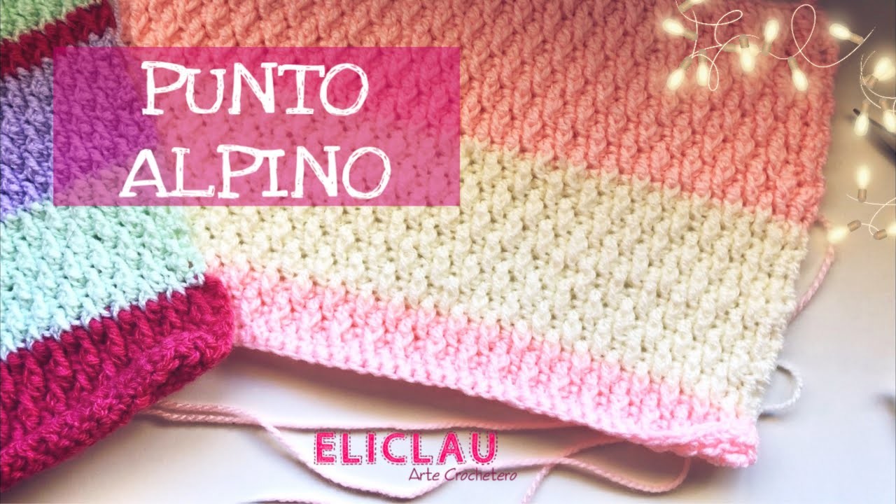 Esquema de Puntos y Patrones #10 | PUNTO ALPINO | Scheme of points | EliClau