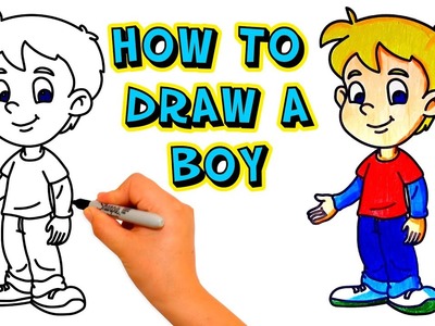 How to draw a BOY | Easy drawing | Cómo dibujar un niño paso a paso