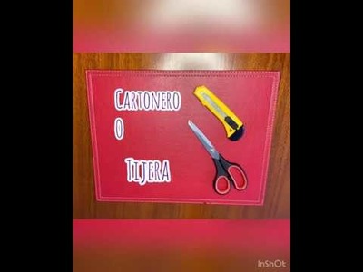 Apoyo pedagógico audiovisual para preescolares Manualidad "Caja Multiuso"